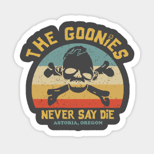 The Goonies Never Say Die Vintage Retro Sticker